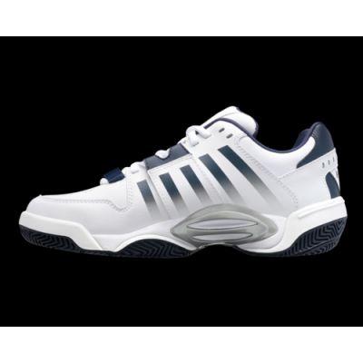 5. Męskie sneakersy K-Swiss ACCOMPLISH IV WHITE/PEACOAT/SILVER-M (07387-177-M)