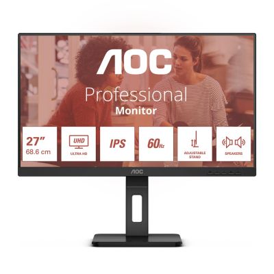 17. Monitor AOC 68,6cm (27") U27E3UF 16:09 2xHDMI+DP+USB 4K Lift