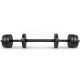 7. Zestaw hantli 4w1 (sztanga, hantle, kettlebell, podpórki do pompek) Spokey PONDUS SET 20 kg