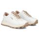 5. Skórzane półbuty sneakersy na platformie białe Filippo DP7498