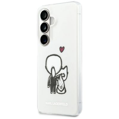 2. Etui Karl Lagerfeld IML Karl&Choupette MagSafe na Samsung Galaxy S26 - przezroczyste