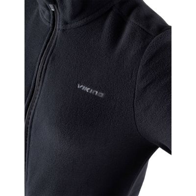 4. Bluza polarowa damska Viking Tesero Lady czarna rozpinana trekkingowa (740/24/5658/0900)