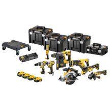 DEWALT.ZESTAW COMBO 18V DCK853P4T (DCD996 + DCF887 + DCS565 + DCS367 + DCS356 + DCH273 + DCG405 + DCL050) 4x5,0Ah 4x TSTAK WÓZEK