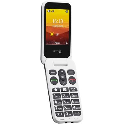4. Doro Leva L30 7,11 cm (2.8") 142,7 g Czarny, Biały Telefon funkcjonalny