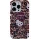 3. Etui Hello Kitty IML Tags Graffiti na iPhone 15 Pro - różowe
