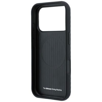 7. Etui BMW M Carbon Metal Logo MagSafe na iPhone 17 Pro / 18 Pro - czarne