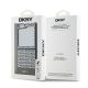 8. Etui DKNY Repeat Pattern Bottom Stripe na Samsung Galaxy Z Flip 6 - brązowe
