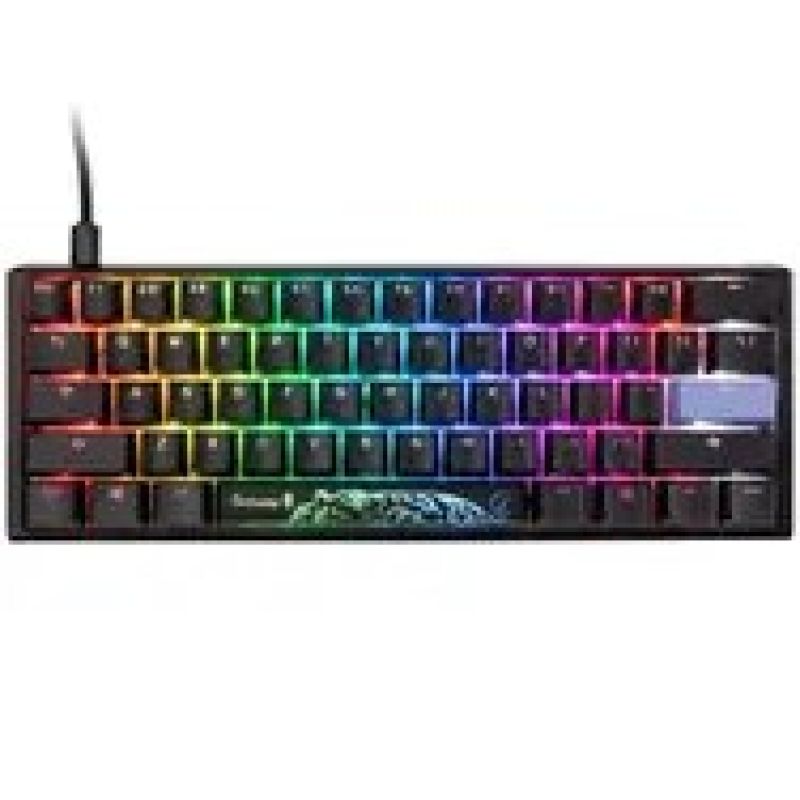 11. Ducky One 3 Classic Mini klawiatura Gaming USB US English Czarny, Biały