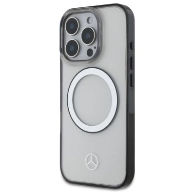2. Etui Mercedes Printed logo MagSafe na iPhone 16 Pro Max - przezroczyste