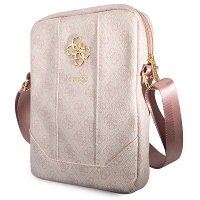 2. Torba Guess 4G Big Metal Logo na tablet 10'' - różowa