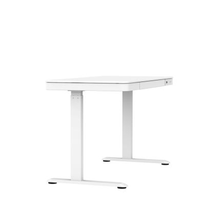 33. Activejet Biurko z elektryczną regulacją wysokości ET119W-C  w kolorze białym. Wymiar blatu 140 x 70 cm.