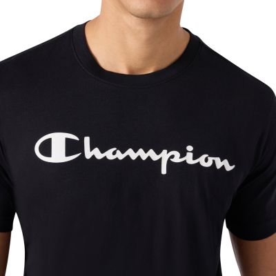 4. Koszulka męska Champion SS Tee czarna 221814 KK001
