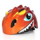 2. Kask rowerowy dziecięcy Wozinsky motyw smok lekki 50-54 cm - czerwony