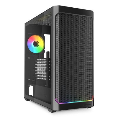 10. Obudowa Sharkoon AK4W RGB ATX z 1 szklanym panelem