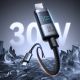 2. Kabel Joyroom S-A16 Pro Prism Series 30W USB-C - Lightning z wyświetlaczem 1,2m - czarny