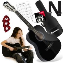 SUPRIMO CG34 BK gitara klasyczna 3/4 36 cali czarn