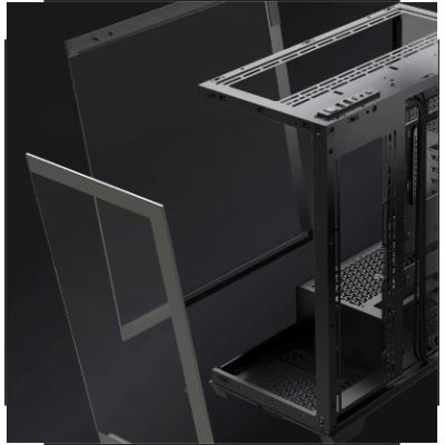 Obudowa Corsair 3500X LXR LINK Tempered Glass Mid-Tower, Black
