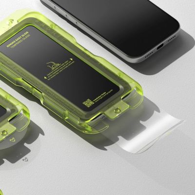 4. Szkło hartowane Ringke Easy Slide 2-pack na iPhone 17 Pro Max - czarne