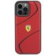 3. Etui Ferrari Twist Metal Logo na iPhone 15 Pro Max - czerwone
