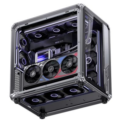 48. Jonsbo X400 Pro PC-Gehäuse, Midi-Tower, ATX, Tempered Glass - grau