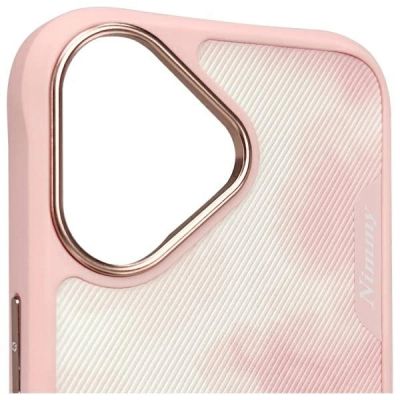5. Etui Nimmy Big Eyed Pet 2.0 Cat na iPhone 16 - różowe