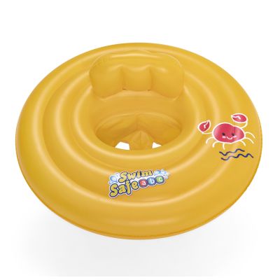 6. Koło dmuchane Bestway 32096 Swim Safe Wondersplash Round 3-Ring Baby Boat 92800497001