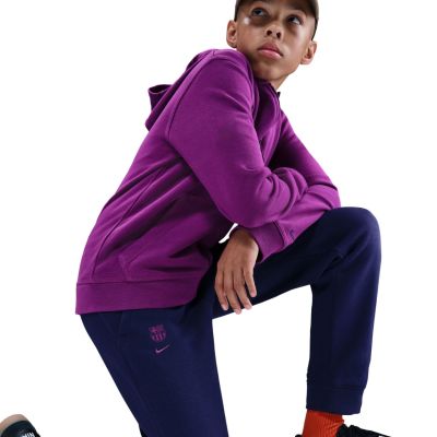 5. Spodnie dla dzieci Nike FC Barcelona 25/26 Tech Fleece granatowe HM4108 594