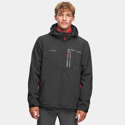 34. Kurtka Softshell Alpinus Stenshuvud czarna BR43371