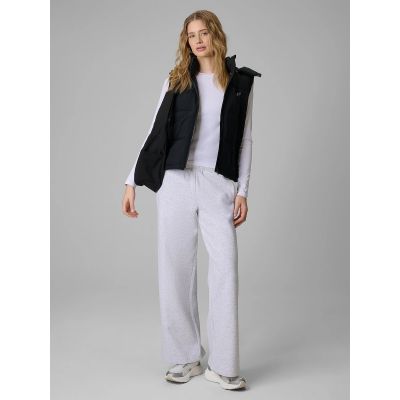 3. Longsleeve slim gładki damski 4F 4FRSS26TLONF658-10S