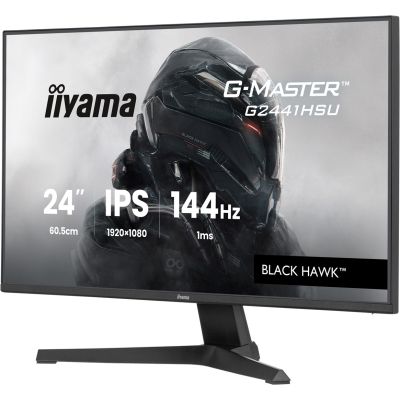 18. MONITOR IIYAMA LED IPS 23,8" G2441HSU-B1 Black Hawk 144Hz