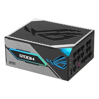 22. ASUS ROG -THOR-1200P3-GAMING-E moduł zasilaczy 1200 W 24-pin ATX ATX Czarny