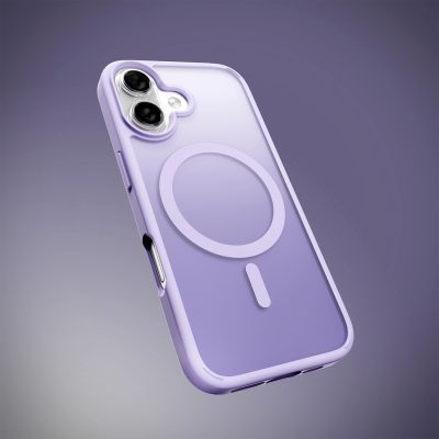 9. Etui Puro Gradient TPU kompatybilne z MagSafe na iPhone 17 - fioletowe