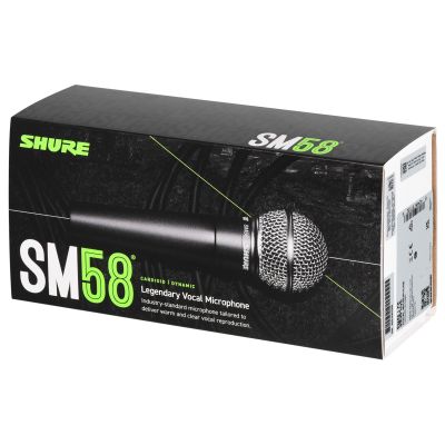 10. Shure SM58-LCE - Mikrofon dynamiczny, kardioidalny, wokalny