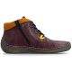 2. Botki damskie ocieplane komfortowe bordowe Rieker 52544-30
