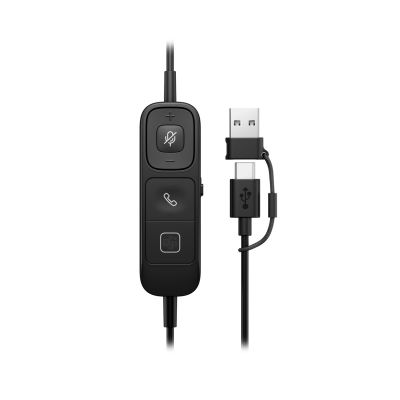 135. Słuchawki przewodowe HP Poly Mission 815 Monaural USB Wired Headset