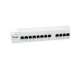 2. Wyposażenie 19" Patch Panel 24xRJ45 Cat6 FTP 1U 250MHz RAL7035