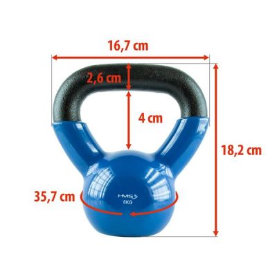 30. Kettlebell żeliwny Blue HMS KNV06