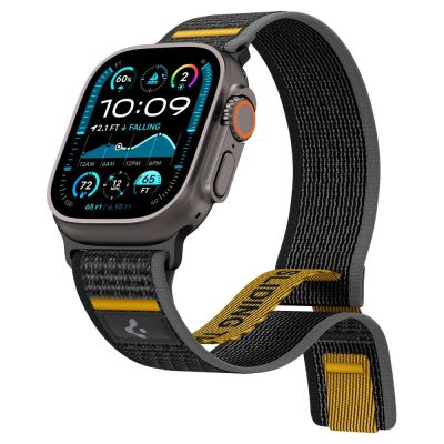 10. Pasek Spigen Athlex Air na Apple Watch 44 / 45 / 46 / 49 mm - czarny