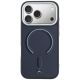 3. Etui Mercedes Leather 3D MagSafe na iPhone 17 Pro - granatowe