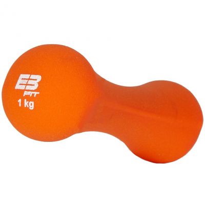3. Hantla neoprenowa EB FIT 1 kg pomarańczowa 1029238