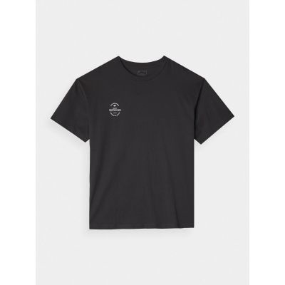6. T-shirt oversize gładki uniseks 4F 4FRAW24TTSHU2672-20S