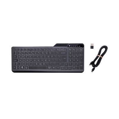 Klawiatura HP 400 Backlit Wired Keyboard przewodowa czarna 7N7C0AA
