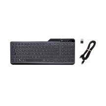 Klawiatura HP 400 Backlit Wired Keyboard przewodowa czarna 7N7C0AA