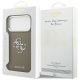 8. Etui Guess Grained Big 4G Classic Logo na iPhone 17 Pro Max - brązowe