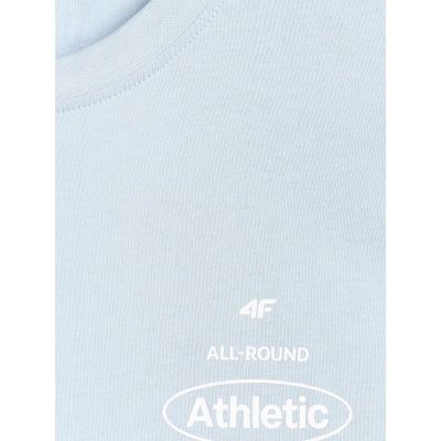 6. T-shirt regular z nadrukiem męski 4F 4FRSS25TTSHM2688-34S