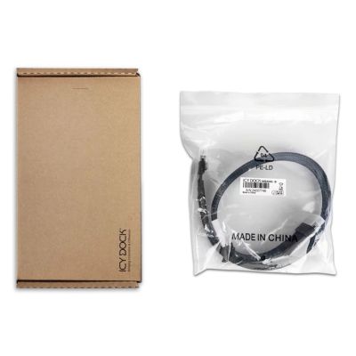3. Icy Dock MB406L-B kabel SAS 0,5 m Czarny