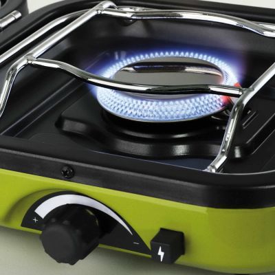 14. Kuchenka turystyczna na kemping podwójna DUAL COMPACT + GRILL