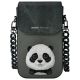Torebka Nimmy Big Eyed Pet 2.0 Panda na telefon - czarna