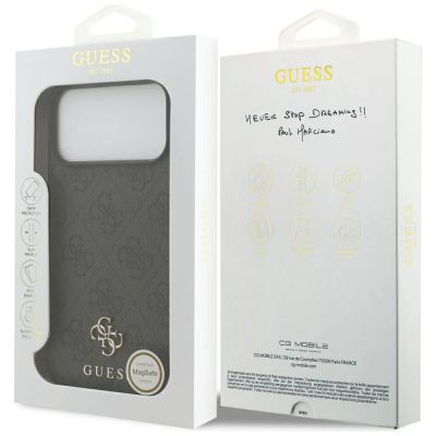 8. Etui Guess 4G Small Classic Logo MagSafe na iPhone 17 Pro Max / 18 Pro Max - czarne