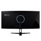 4. Arozzi Nova 34” Curved monitor komputerowy 86,4 cm (34") 3440 x 1440 px 4K Ultra HD LED Czarny